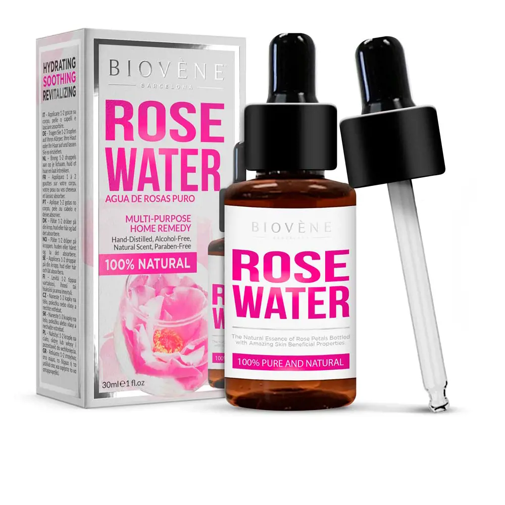 BIOVÈNE ROSE WATER PURE AND NATURAL multi-purpose home remedy 30 ml
