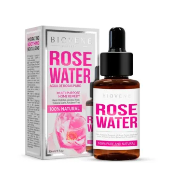 BIOVÈNE ROSE WATER PURE AND NATURAL multi-purpose home remedy 30 ml