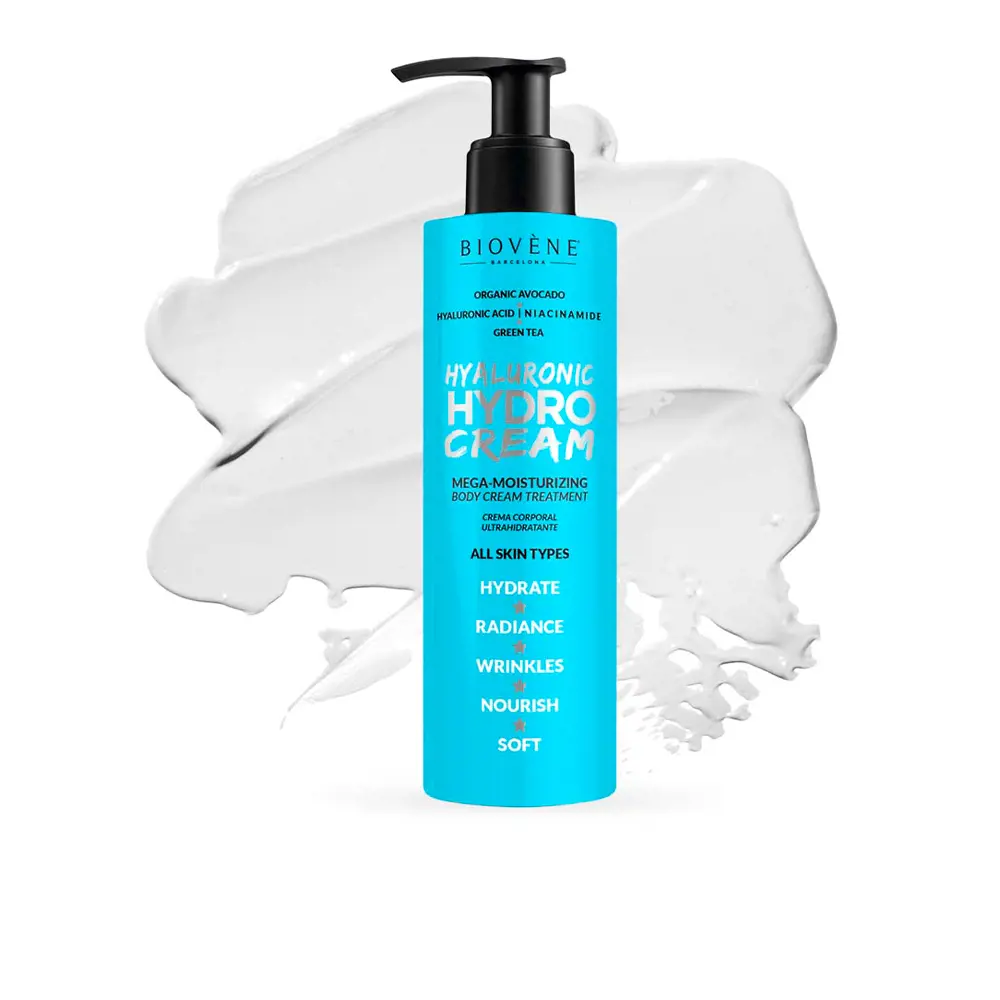 BIOVÈNE HYALURONIC HYDRO CREAM mega-moisturizing body cream treatment 200 ml