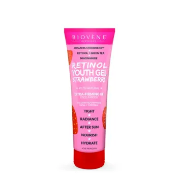 BIOVÈNE RETINOL YOUTH GEL STRAWBERRY extra-firming face & body 200 ml