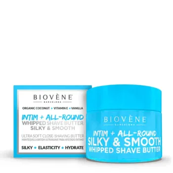BIOVÈNE SILKY & SMOOTH WHIPPED SHAVE BUTTER intimate + all-round 50 ml