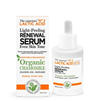 THE CONSCIOUS LACTIC ACID light peeling renewal serum organic chamomile 30 ml
