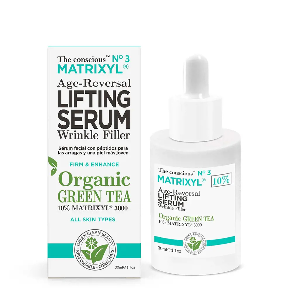 THE CONSCIOUS MATRIXYL age-reversal lifting serum organic green tea 30 ml THE CONSCIOUS MATRIXYL age-reversal lifting serum organic green tea 30 ml