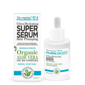 THE CONSCIOUS HYALURONIC ACID ultra-hydrating super serum organic aloe vera 30 ml