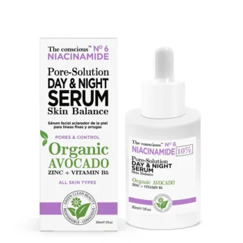 <span class="notranslate">THE CONSCIOUS NIACINAMIDE</span> pore-solution day & night serum organic avocado 30 ml
