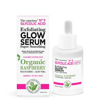 <span class="notranslate">THE CONSCIOUS GLYCOLIC ACID</span> exfoliating glow serum organic raspberry 30 ml