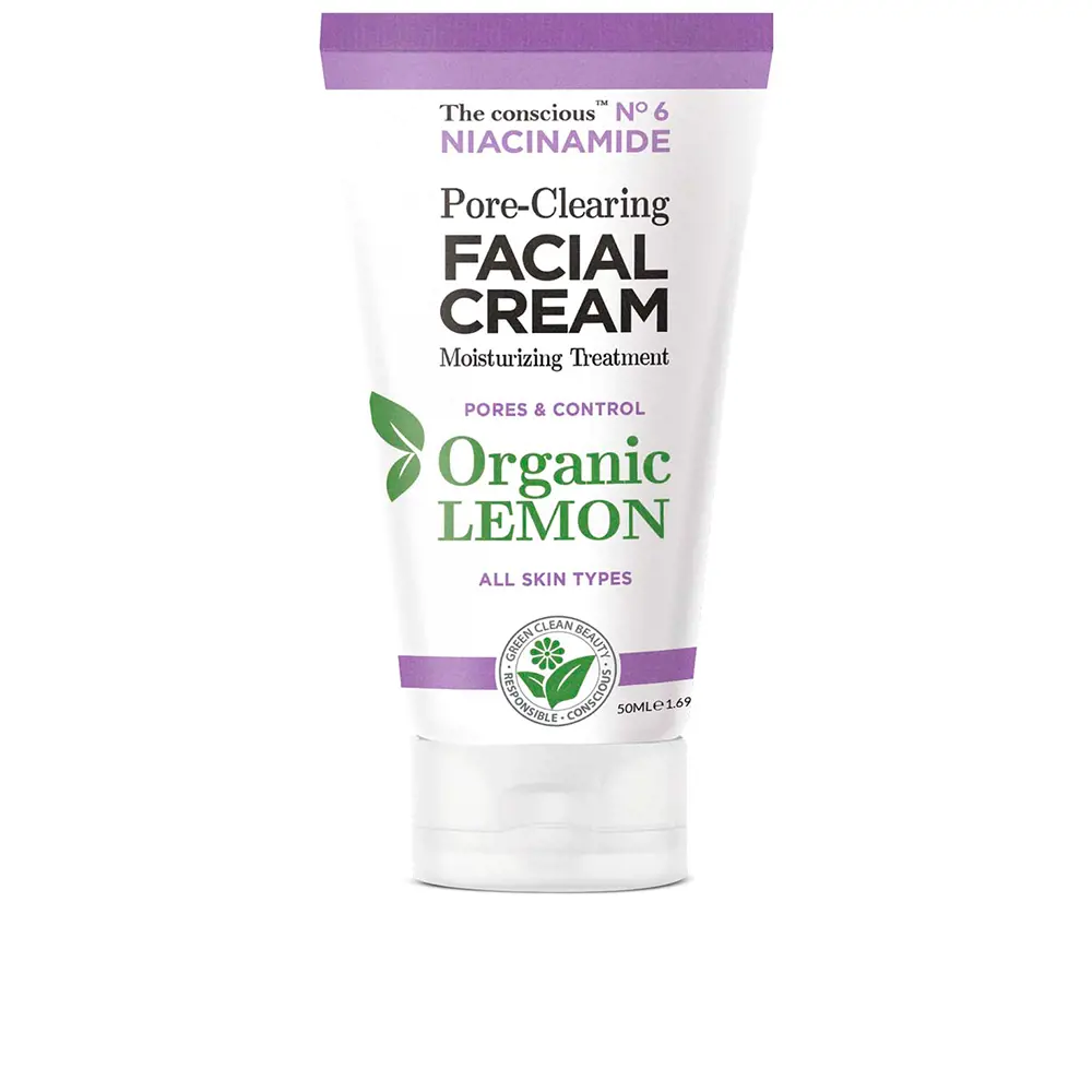 THE CONSCIOUS Crème visage purifiante à la niacinamide et au citron bio 50 ml THE CONSCIOUS Crème visage purifiante à la niacinamide et au citron bio 50 ml