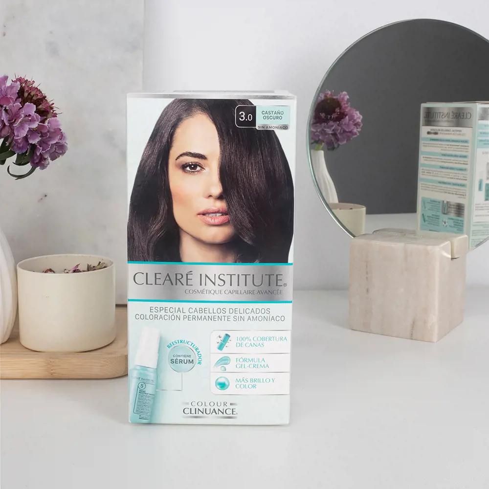 CLEARÉ INSTITUTE COLOUR CLINUANCE delicate hair #3.0-dark chestnut 1 u CLEARÉ INSTITUTE COLOUR CLINUANCE delicate hair #3.0-dark chestnut 1 u - Image 3