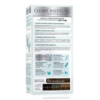 CLEARÉ INSTITUTE COLOUR CLINUANCE delicate hair #5.0-light chestnut 1 u