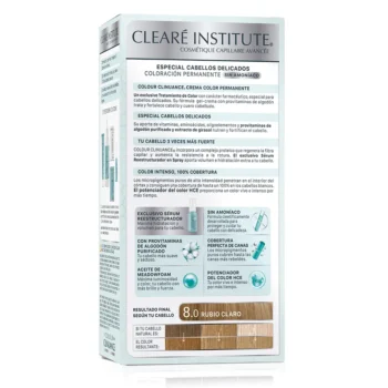 CLEARÉ INSTITUTE COLOUR CLINUANCE delicate hair #8.0-blonde clear 1 u