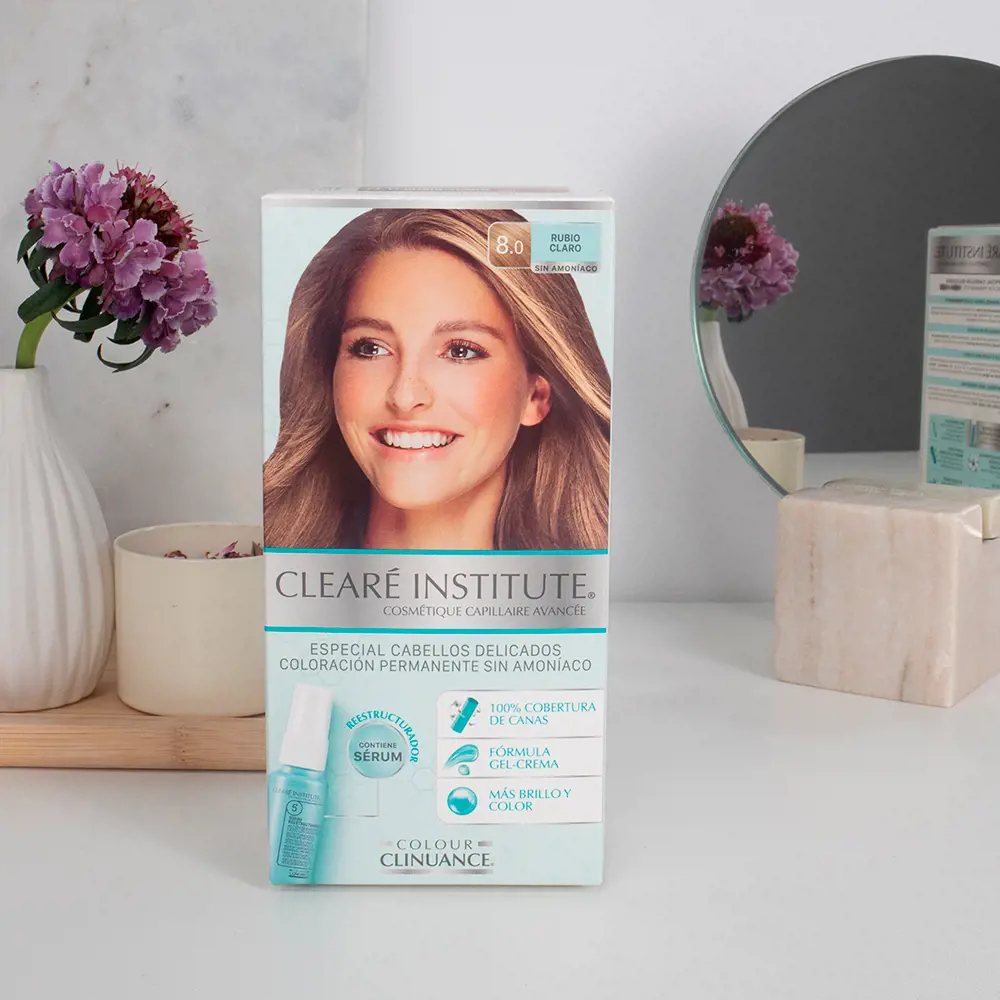 CLEARÉ INSTITUTE COLOUR CLINUANCE delicate hair #8.0-blonde clear 1 u CLEARÉ INSTITUTE COLOUR CLINUANCE delicate hair #8.0-blonde clear 1 u - Image 3