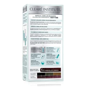 CLEARÉ INSTITUTE COLOUR CLINUANCE delicate hair #5.6-chocolate cherry 1 u