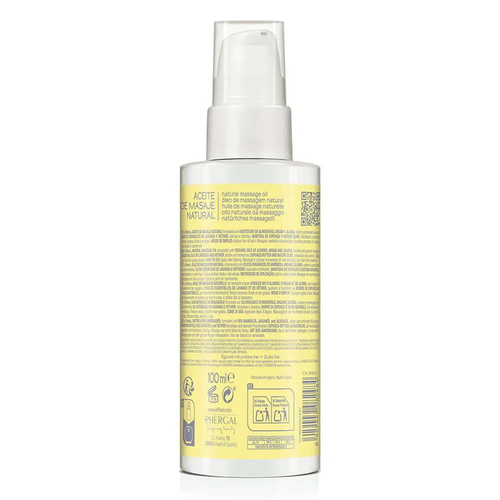 E'LIFEXIR ECO BABY CARE Trockenmassageöl 125 ml