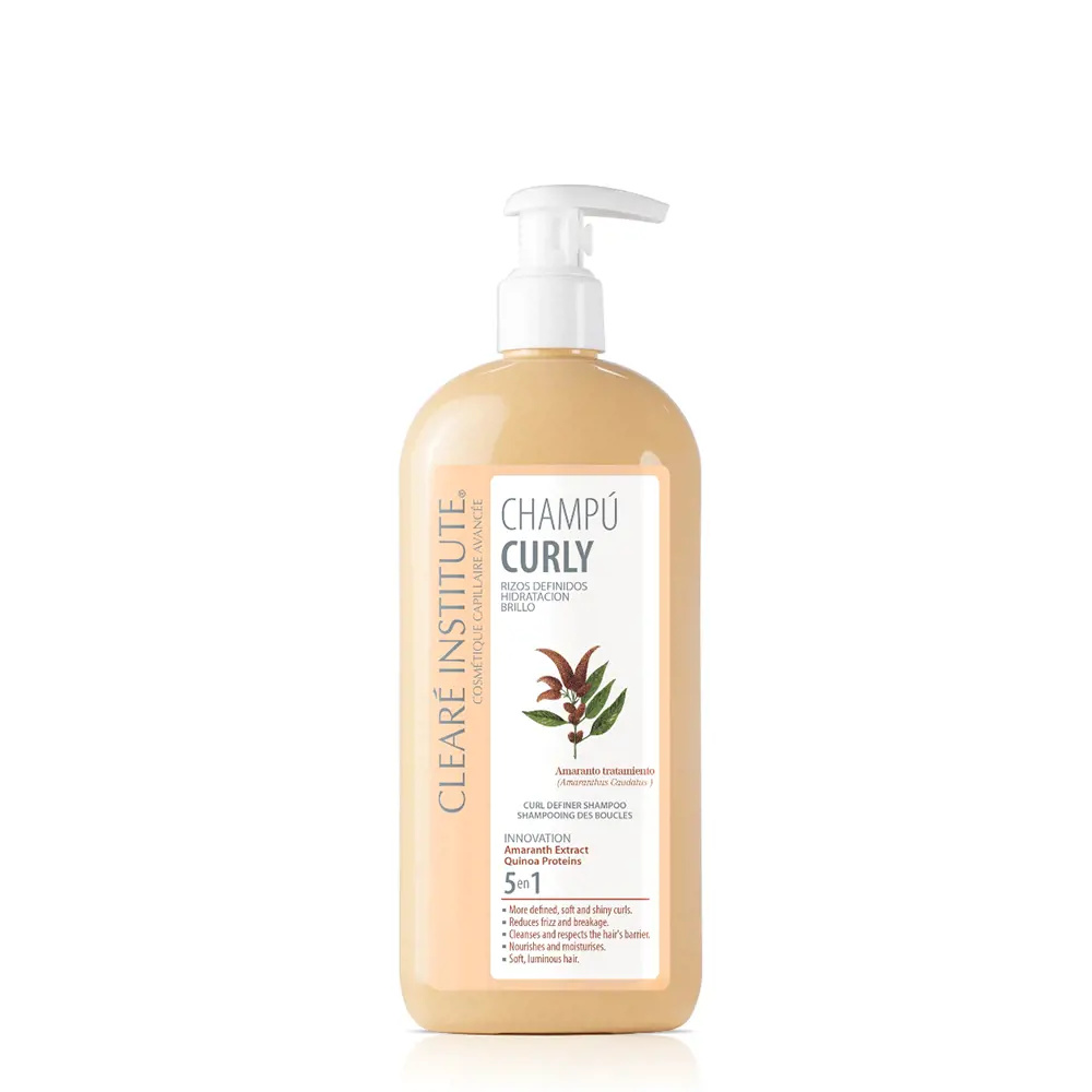CLEARÉ INSTITUTE SHAMPOO CURLY curls definidos hydration brillo 400 ml CLEARÉ INSTITUTE SHAMPOO CURLY curls definidos hydration brillo 400 ml
