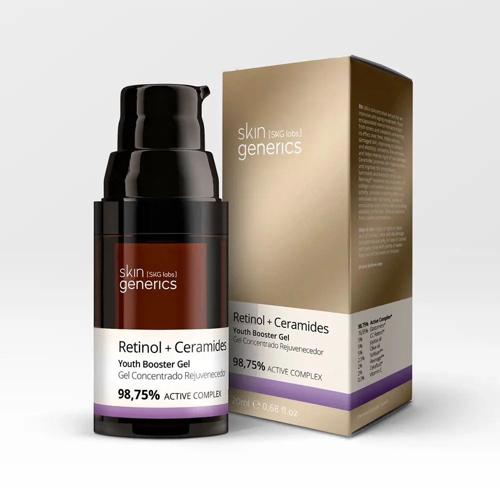 SKIN GENERICS RETINOL + CERAMIDES rejuvenating concentrated gel 98.75% 20 ml