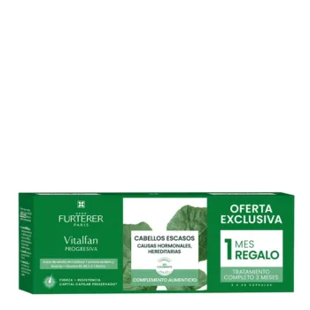 RENE FURTERER VITALFAN PROGRESSIVE HAIR LOSS Food Supplement 3 x 30 capsules RENE FURTERER VITALFAN PROGRESSIVE HAIR LOSS Food Supplement 3 x 30 capsules