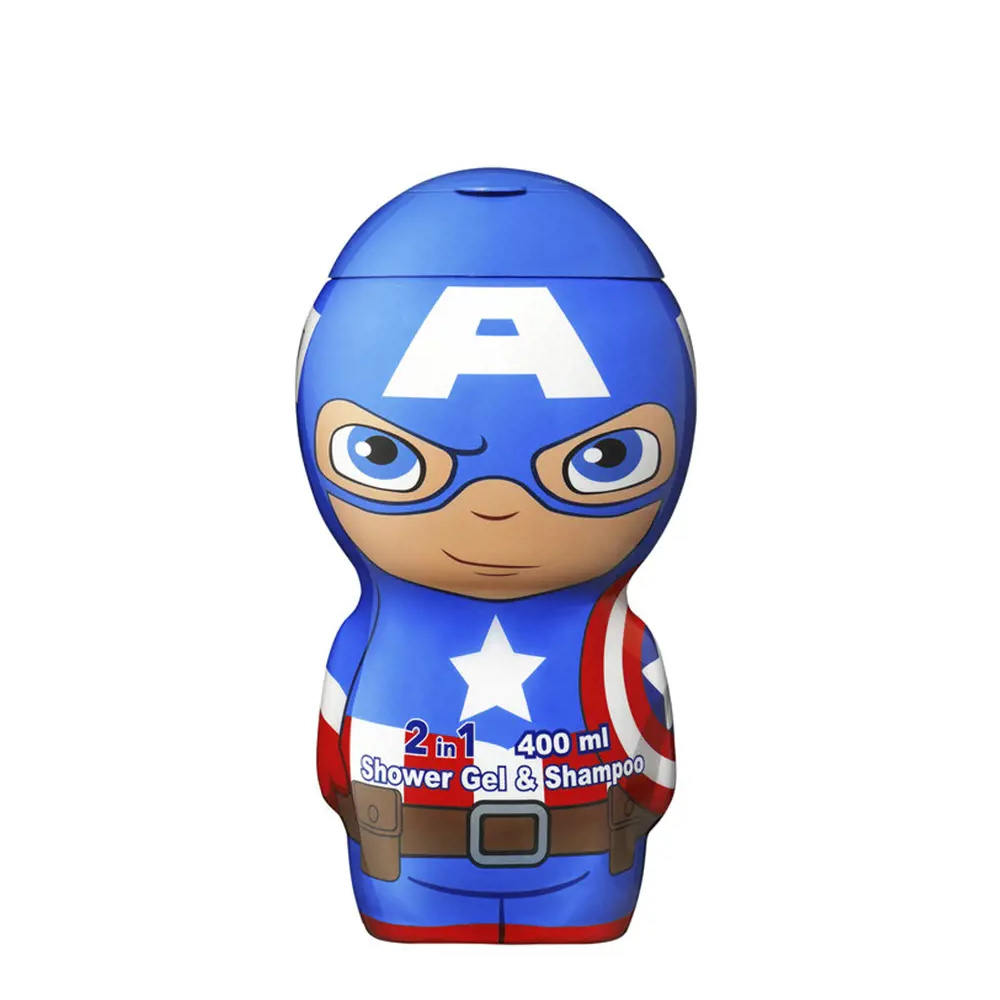 CARTOON+ CAPTAIN AMERICA gel + shampoo 400 ml CARTOON+ CAPTAIN AMERICA gel + shampoo 400 ml