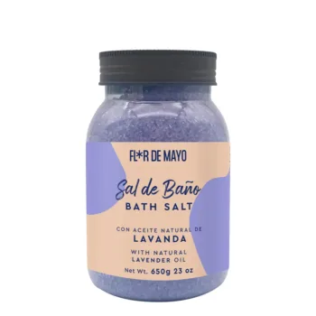 FLOR DE MAYO BATH SALT lavender 650 gr