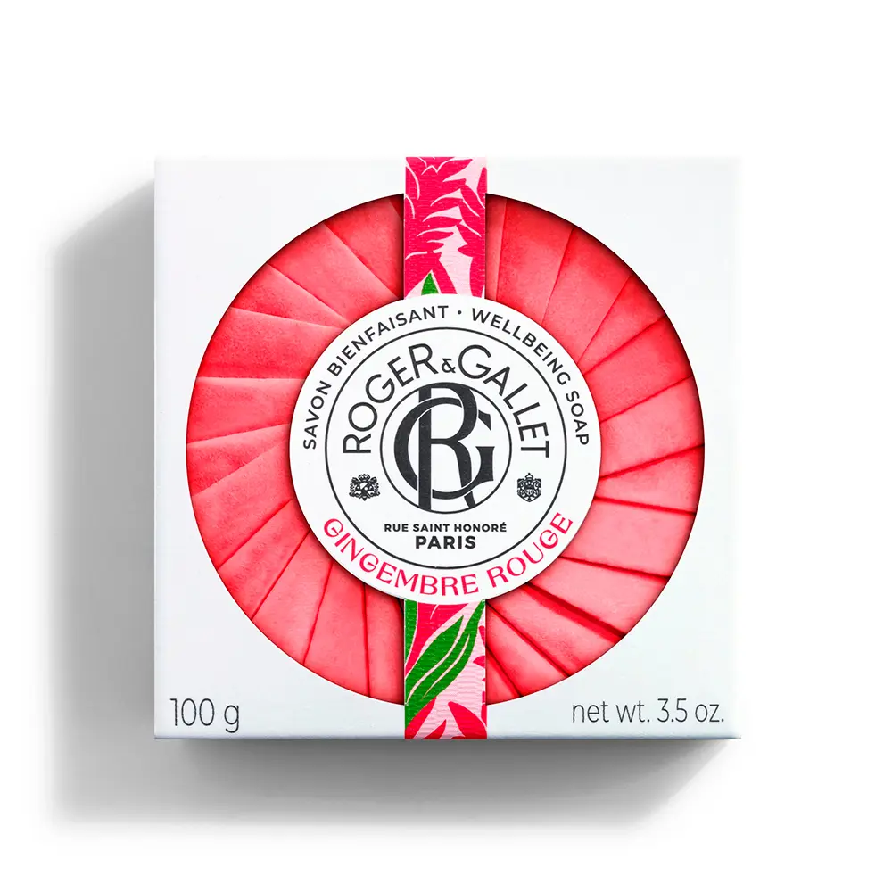 ROGER & GALLET GINGEMBRE ROUGE scented soap 100 gr ROGER & GALLET GINGEMBRE ROUGE scented soap 100 gr - Image 4