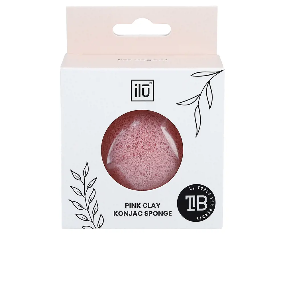 ILŪ KONJAC sponge #Pink Clay 1 u