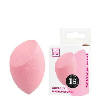 ILŪ OLIVE CUT sponge #Pink 1 u