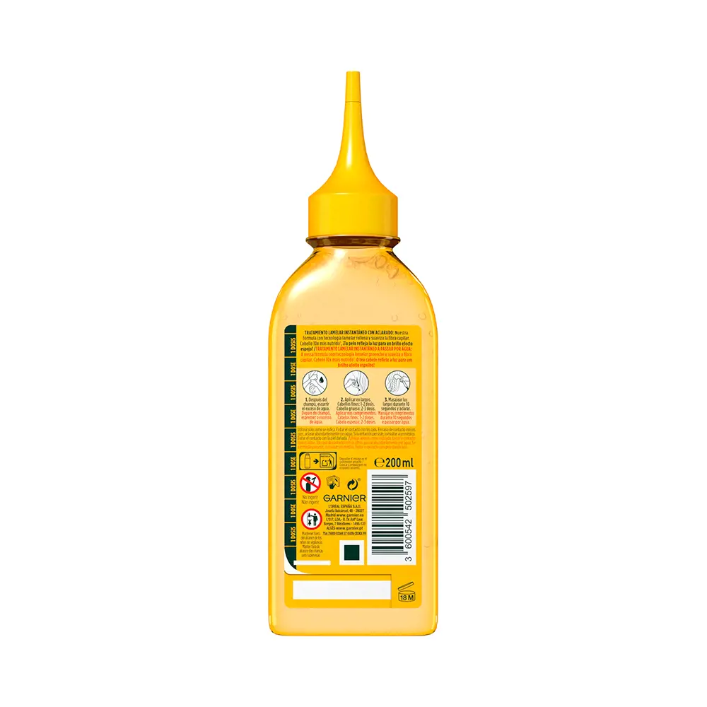 GARNIER FRUCTIS HAIR DRINK banana ultra-nourishing treatment 200 ml GARNIER FRUCTIS HAIR DRINK banana ultra-nourishing treatment 200 ml - Image 2