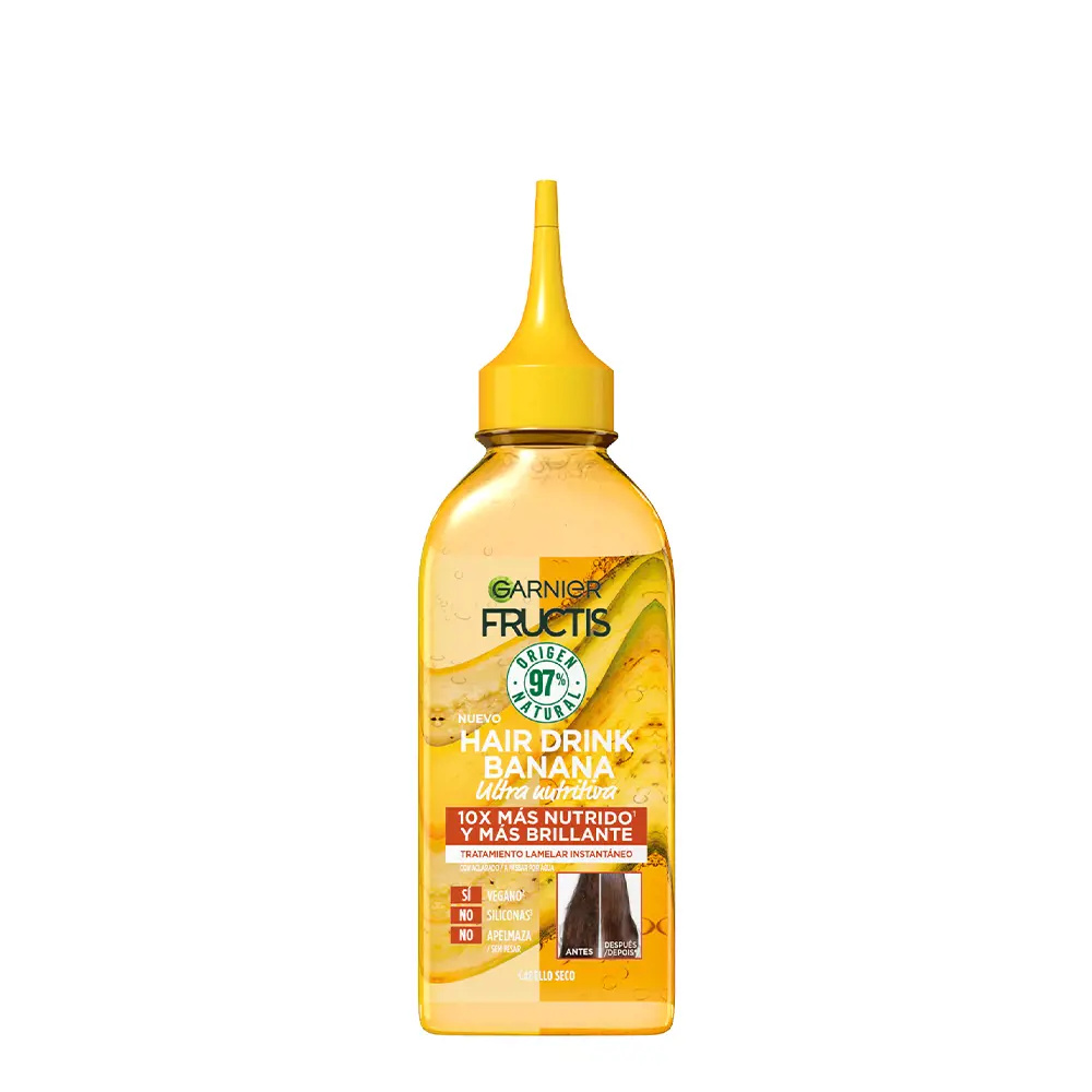 GARNIER FRUCTIS HAIR DRINK banana ultra-nourishing treatment 200 ml GARNIER FRUCTIS HAIR DRINK banana ultra-nourishing treatment 200 ml
