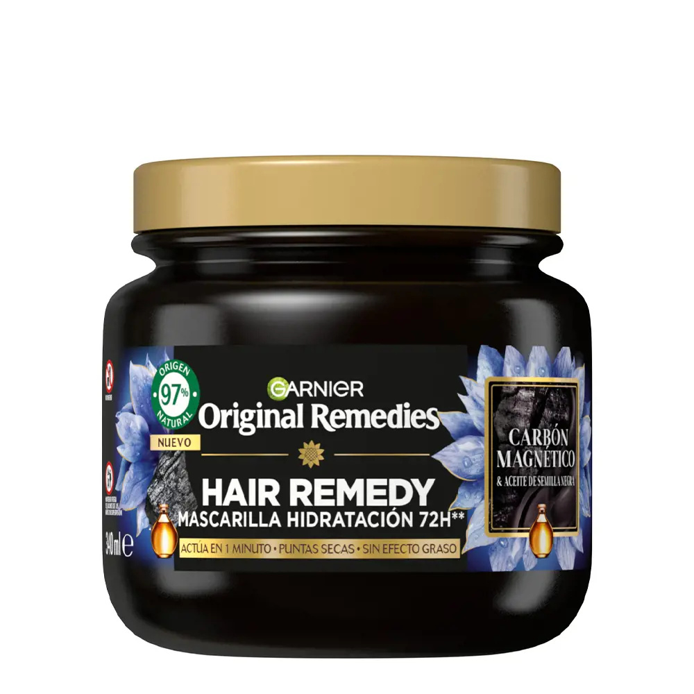 GARNIER ORIGINAL REMEDIES Magnetic Carbon Mask 340 ml GARNIER ORIGINAL REMEDIES Magnetic Carbon Mask 340 ml