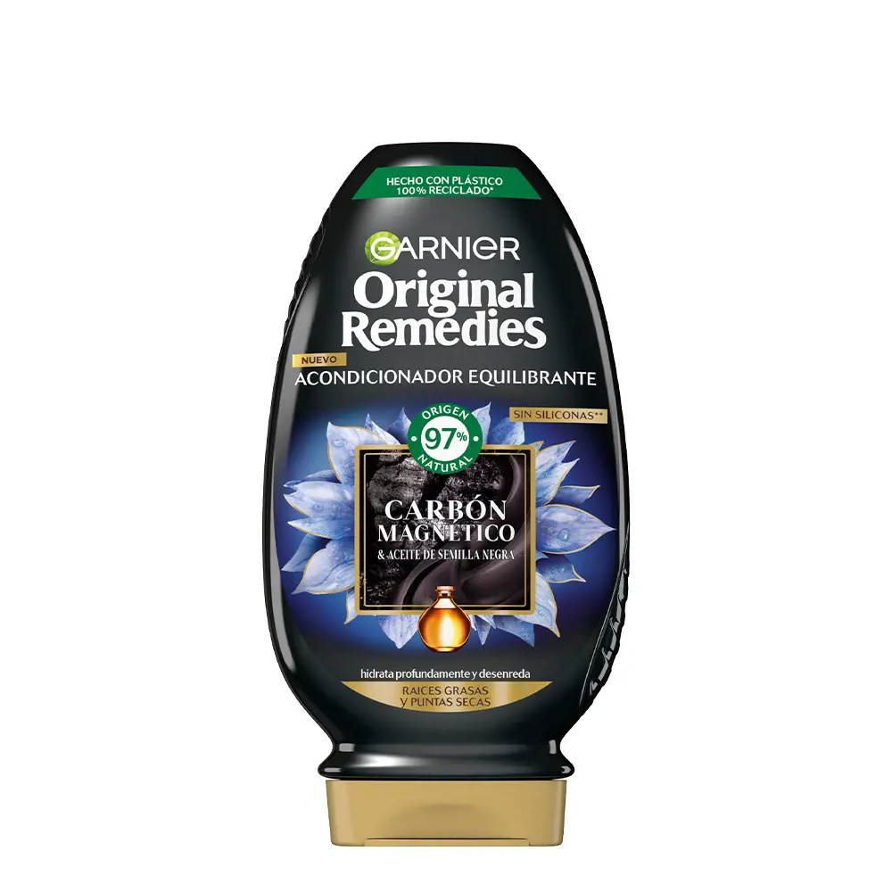 GARNIER ORIGINAL REMEDIES magnetic carbon conditioner 250 ml GARNIER ORIGINAL REMEDIES magnetic carbon conditioner 250 ml