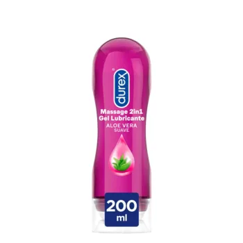 DUREX PLAY MASSAGE ALOE VERA gel de massage et lubrifiant 200 ml
