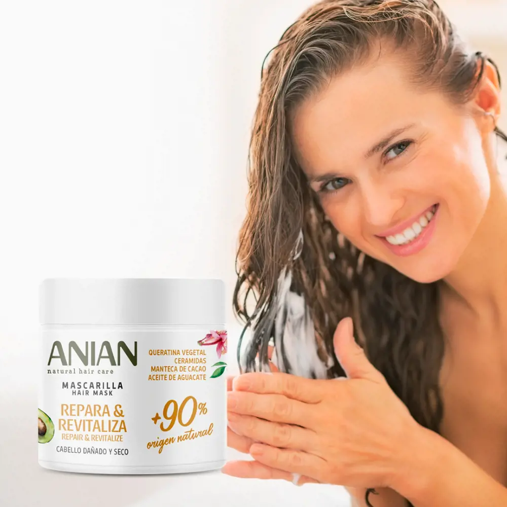 ANIAN REPAIR & REVITALIZE vegetable keratin mask 350 ml ANIAN REPAIR & REVITALIZE vegetable keratin mask 350 ml - Image 3