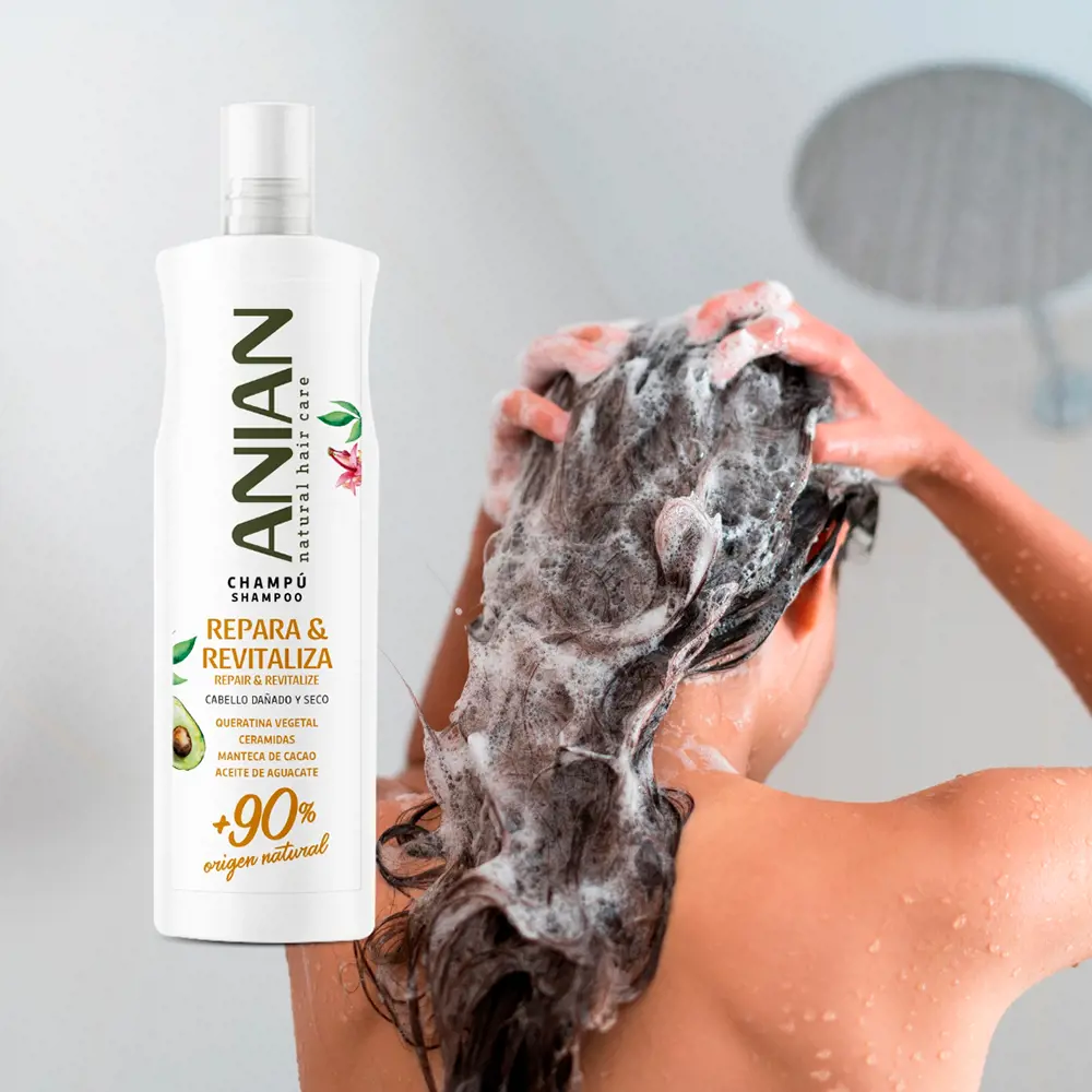 ANIAN REPAIR & REVITALIZE vegetable keratin shampoo 400 ml ANIAN REPAIR & REVITALIZE vegetable keratin shampoo 400 ml - Image 3
