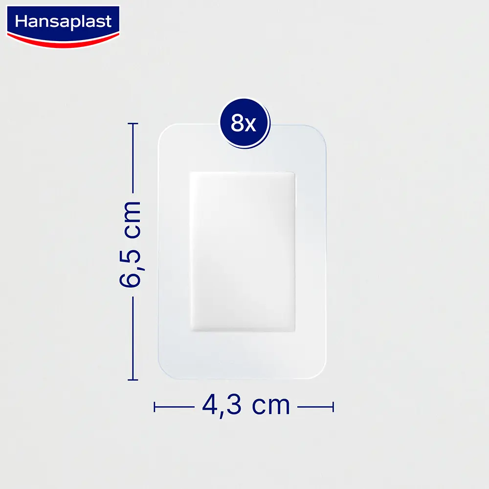HANSAPLAST HP AQUA PROTECT XL Verbände 6 x 7 cm 5 Stk HANSAPLAST HP AQUA PROTECT XL Wundauflagen 6 x 7 cm 5 Stück - Abbildung 2