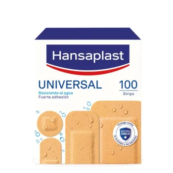 HANSAPLAST Pansements HP UNIVERSAL 4 tailles 100 u