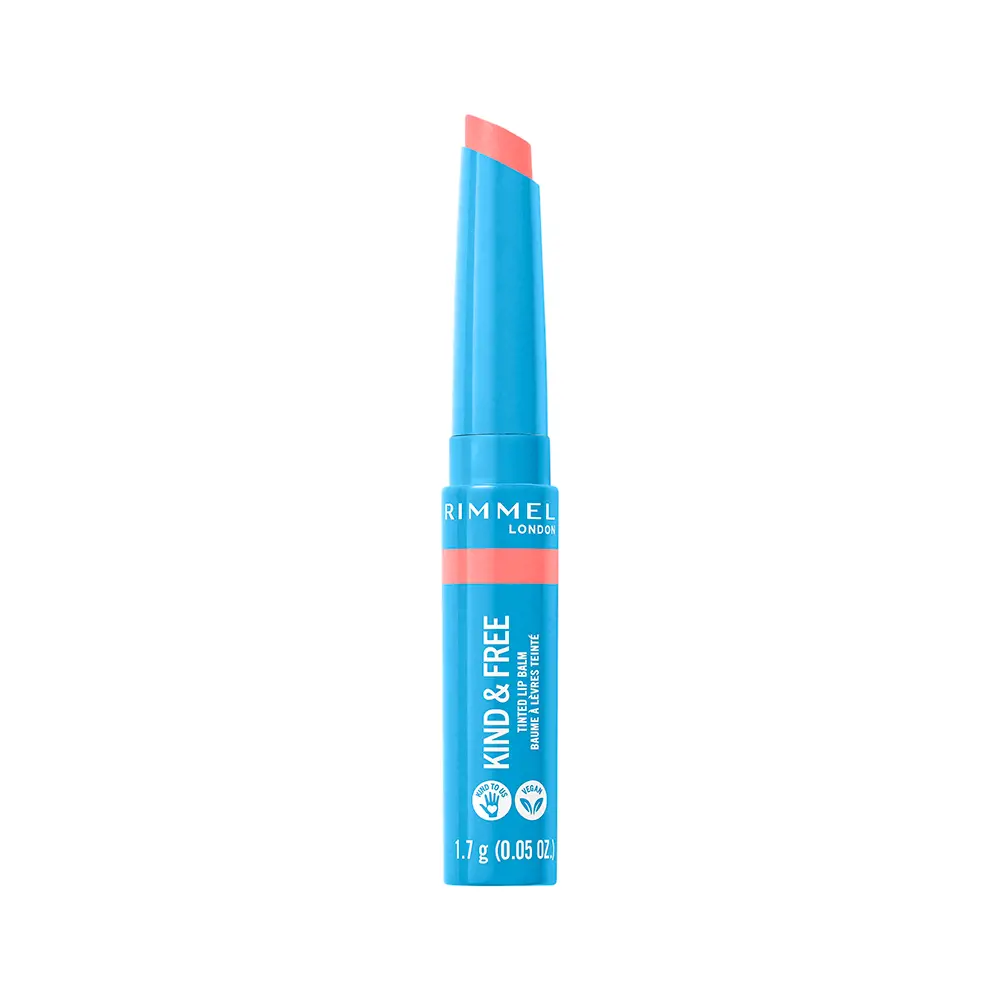 RIMMEL LONDON KIND & FREE tinted lip balm #004-hibiscus blaze 1.7g