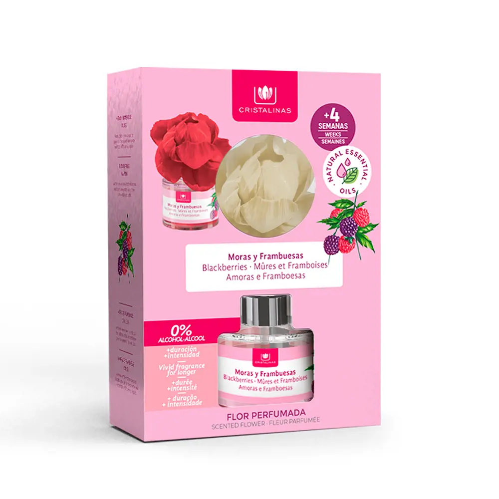 CRISTALINAS SCENTED FLOWER air freshener 0% #blackberries and raspberries 40 ml CRISTALINAS SCENTED FLOWER air freshener 0% #blackberries and raspberries 40 ml - Image 3