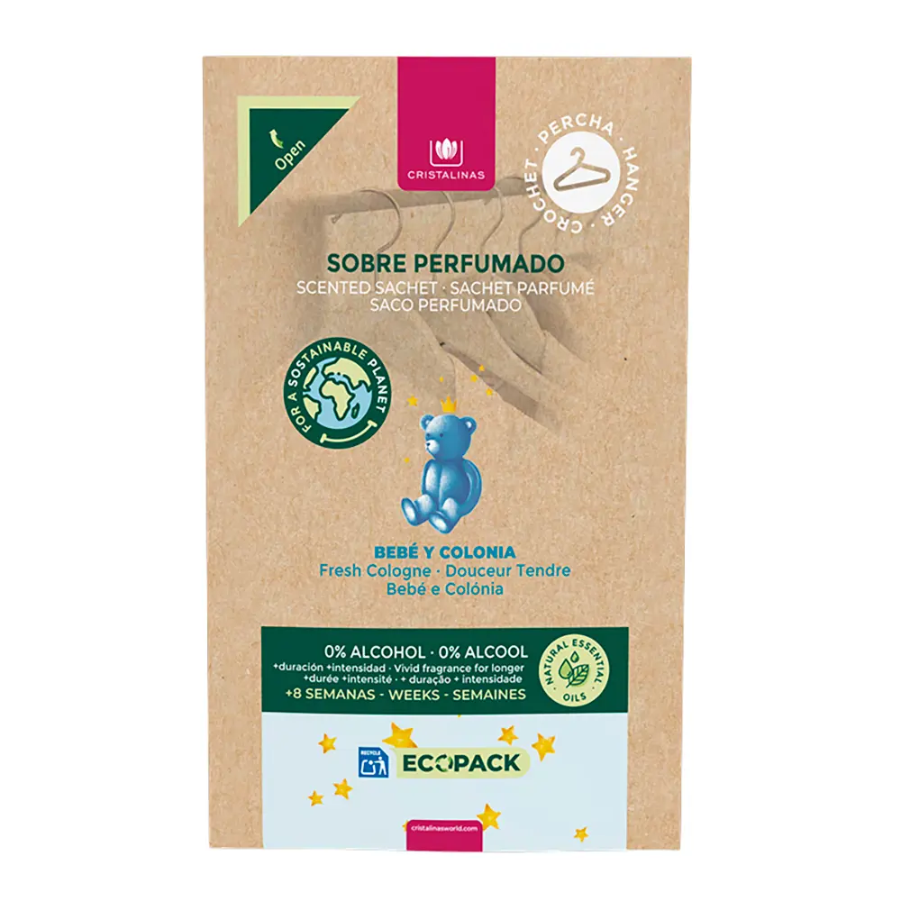 CRISTALINAS CLOSET air freshener ecopack 0% #baby and cologne 1 u