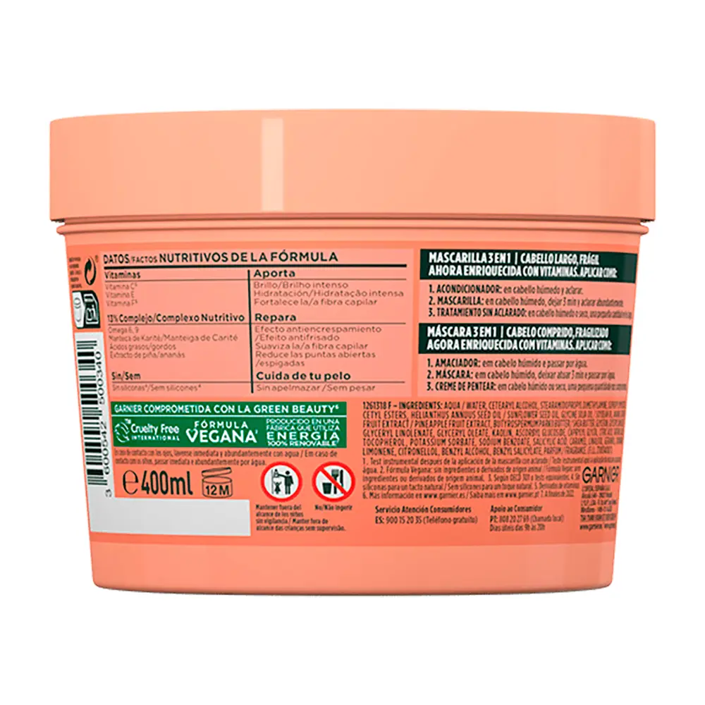 GARNIER FRUCTIS HAIR FOOD pineapple anti-break mask 350 ml