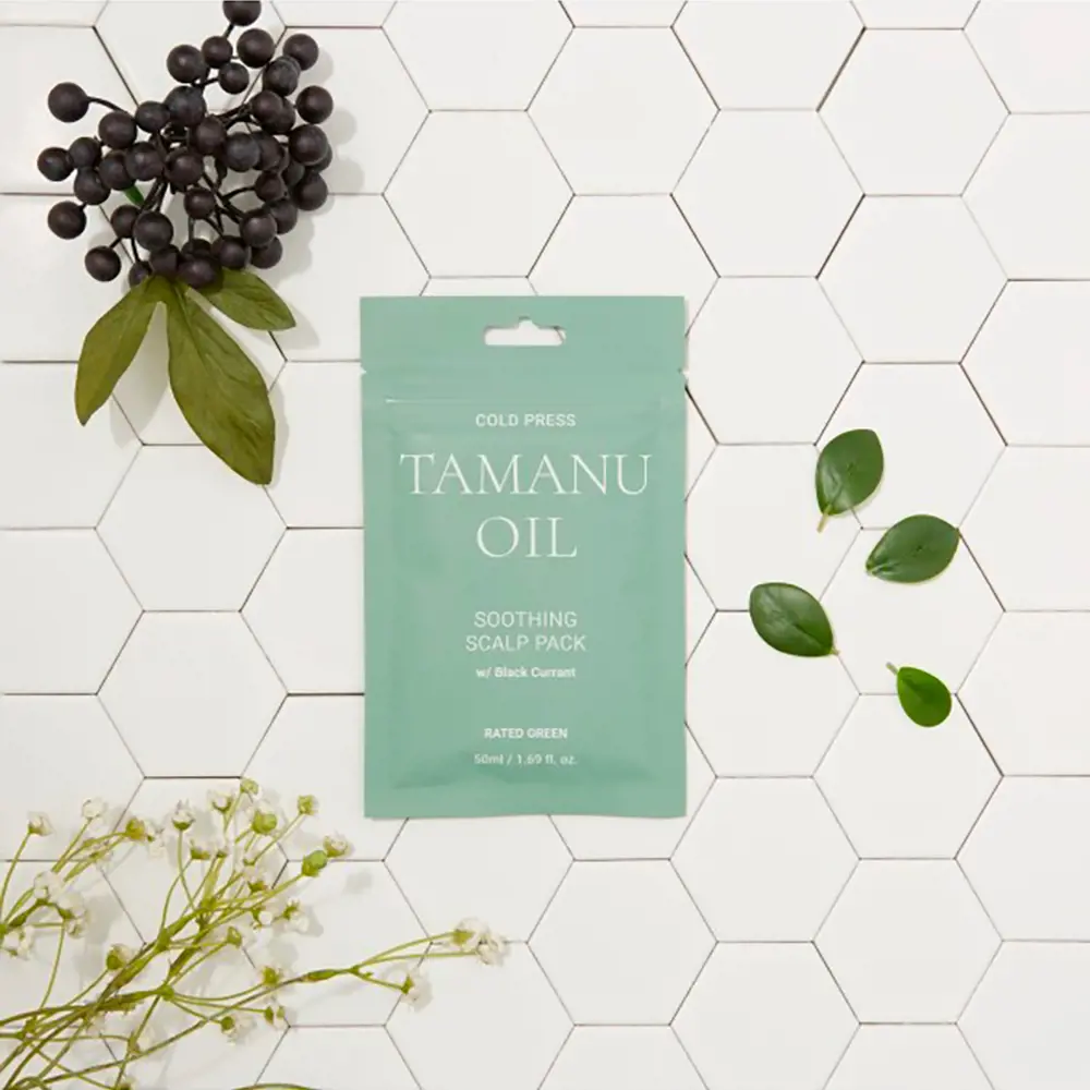 RATED GREEN COLD PRESS TAMANU OIL shooting scalp 50 ml RATED GREEN COLD PRESS TAMANU OIL shooting scalp 50 ml