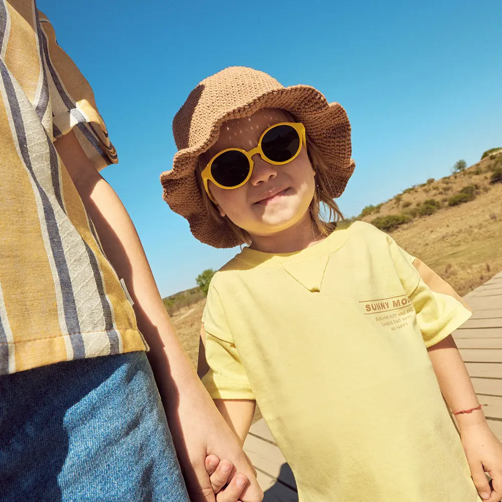 MUSTELA AVOCADO BABY 0 - 2 YELLOW sunglasses 120 mm MUSTELA AVOCADO BABY 0 - 2 YELLOW sunglasses 120 mm - Image 4