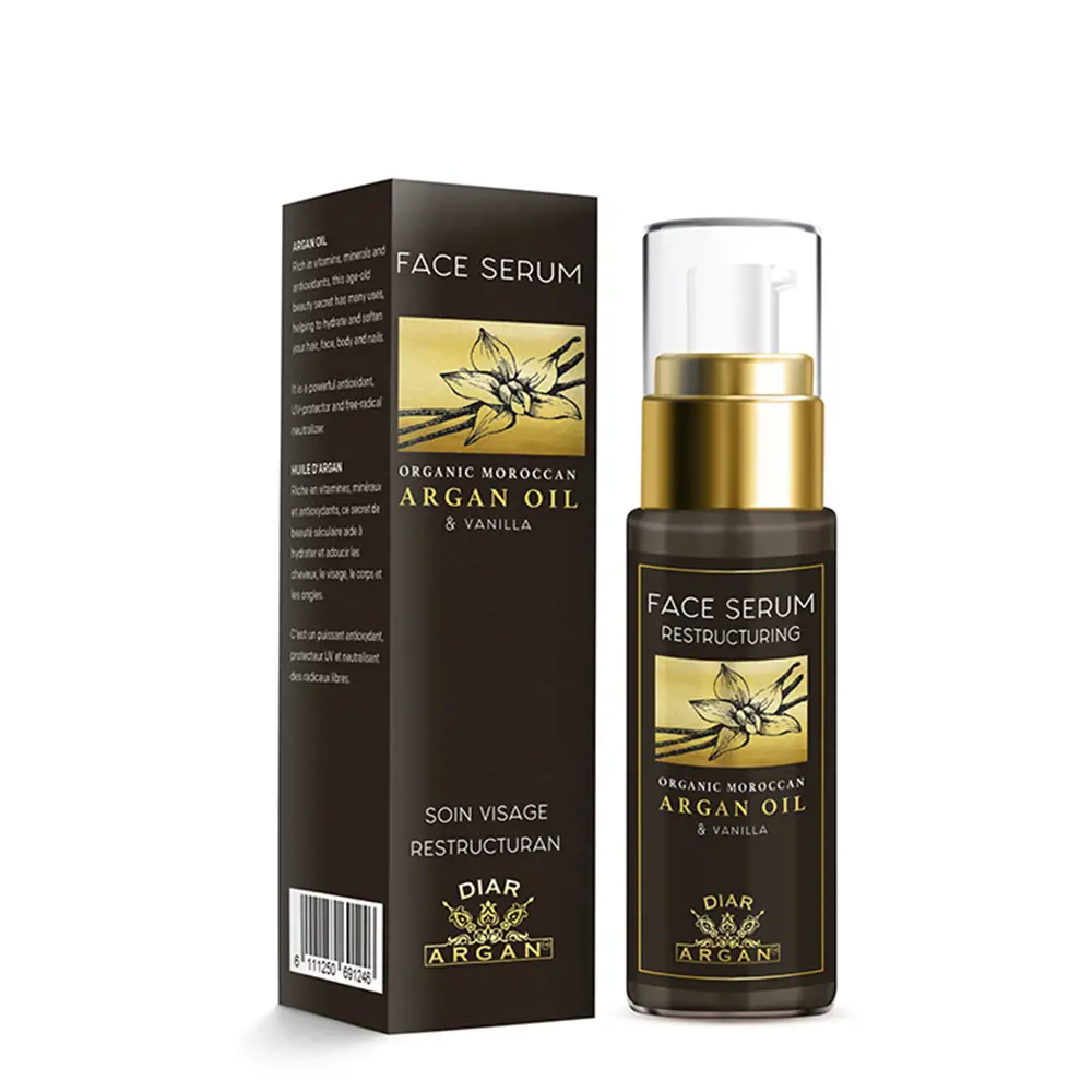 DIAR ARGAN RESTRUCTURING FACIAL SERUM pure argan and vanilla 30 ml DIAR ARGAN RESTRUCTURING FACIAL SERUM pure argan and vanilla 30 ml