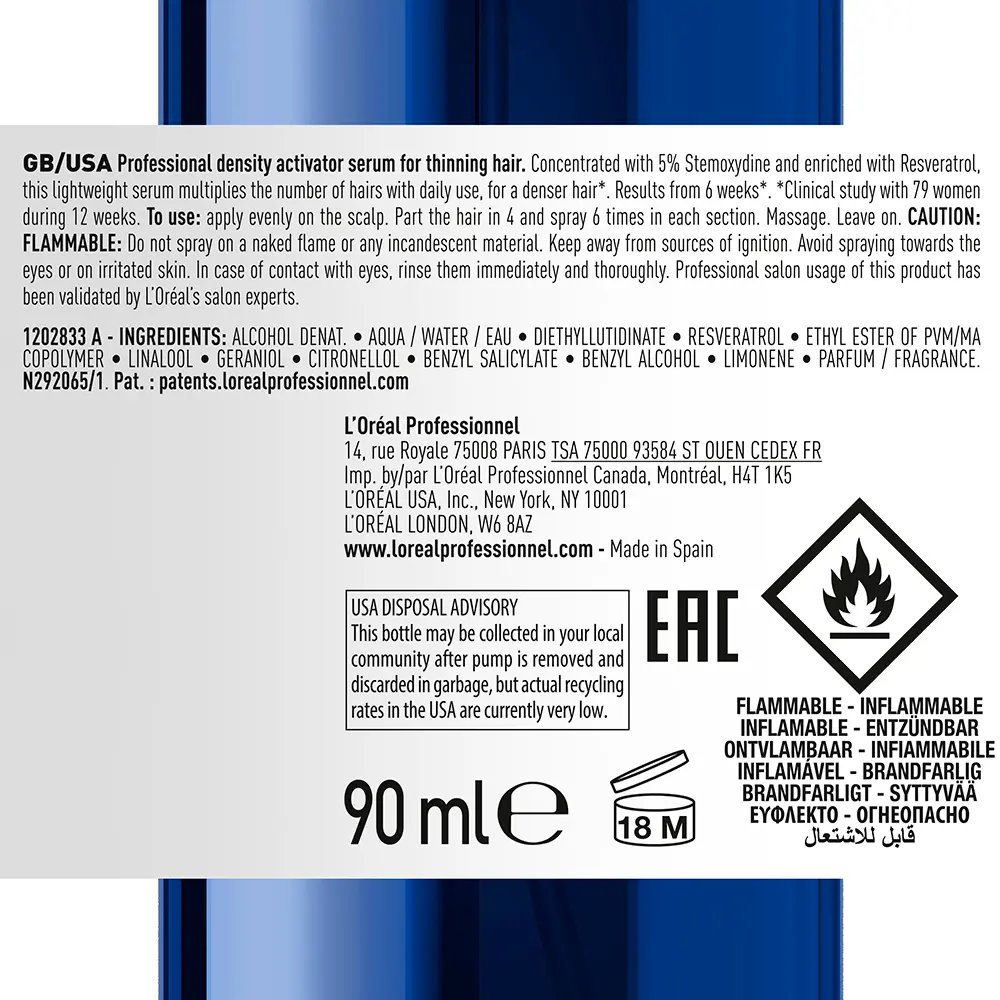  L'ORÉAL PROFESSIONNEL PARIS SERIOXYL ADVANCED serum 90 ml