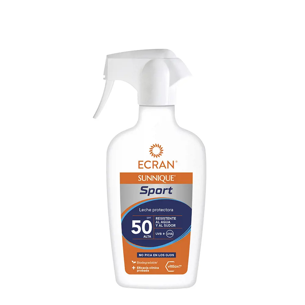 ECRAN ECRAN SUNNIQUE SPORT milk protect SPF50 spray gun 270 ml ECRAN ECRAN SUNNIQUE SPORT milk protect SPF50 spray gun 270 ml