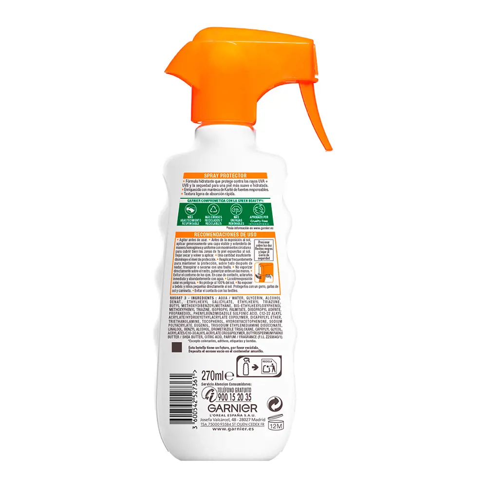 GARNIER HYDRA 24 PROTECT face and body protective spray SPF50+ 270 ml