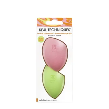 REAL TECHNIQUES MIRACLE COMPLEXION + AIRBLEND sponge duo limited edition 2 u