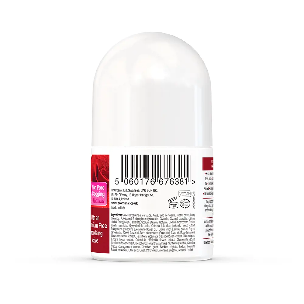 DR. ORGANIC ROSA DAMASCENA deodorant 50 ml
