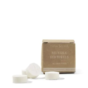ALMA SECRET REUSABLE ECO-TOWELS compressed wipes 15 u