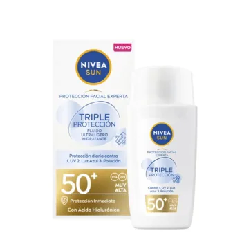 NIVEA SUN TRIPLE PROTECTION ultralight facial fluid SPF50 40 ml