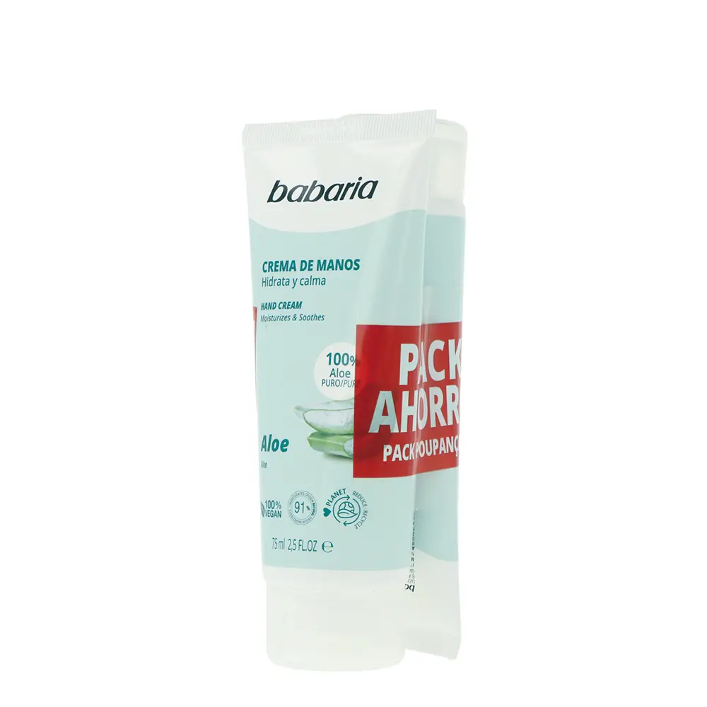 BABARIA+ ALOE VERA HAND CREAM LOT 2 x 75 ml BABARIA+ ALOE VERA HAND CREAM LOT 2 x 75 ml