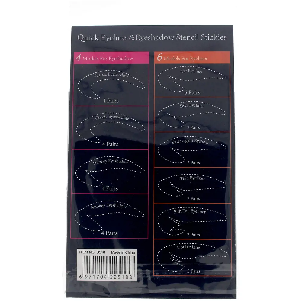 MOMO PLANTILLAS MAKE-UP contorno and sombras de eyes 64 u